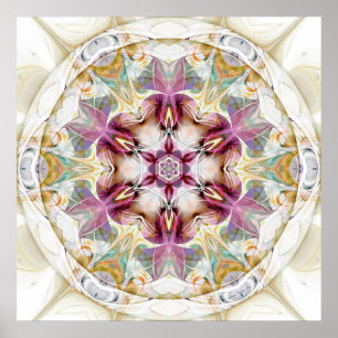 Mandalas uit het Poster van het hart van wijziging