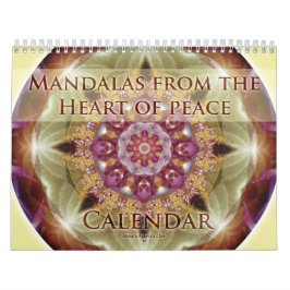 Mandalas van de agenda van het hart van de vrede 2 kalender