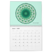 Mandalas van de agenda van het hart van de vrede 2 kalender (Mar 2027)