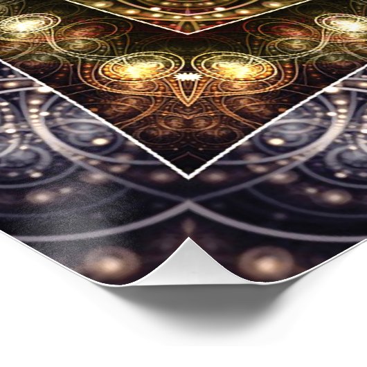 Mandalas van de Stem van Eterniteit 8 Perfect Poster (Hoek)