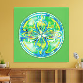 Mandala's van Healing & Awakening, No.6, Canvas (Insitu (Woonkamer))