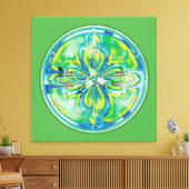 Mandala's van Healing & Awakening, No.6, Canvas Afdruk (Insitu (Woonkamer))