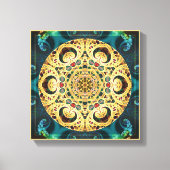 Mandala's van het hart van de vrijheid 22 Canvas P (Voorkant)