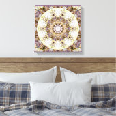 Mandala's van het hart van de vrijheid 9 Canvas Pr (Insitu (Slaapkamer))