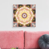 Mandala's van het hart van verandering 2 Ingewikke Canvas Afdruk (Insitu (Woonkamer))