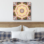 Mandala's van het hart van verandering 2 Ingewikke Canvas Afdruk (Insitu (Slaapkamer))