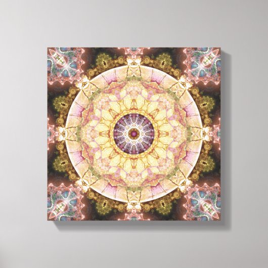Mandala's van het hart van verandering 2 Ingewikke Canvas Afdruk (Voorkant)