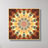 Mandala's van het hart van verandering 4 verpakt C Canvas Afdruk (Voorkant)