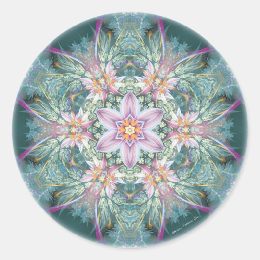 Mandala's van vergeving en vrijlating 28 ronde sticker (Voorkant)