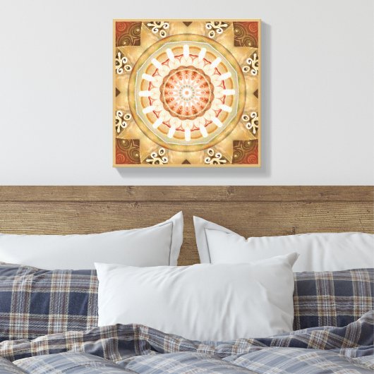 Mandala's van Vergeving & Release 23 Canvas Wrap (Insitu (Slaapkamer))
