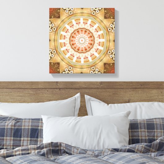 Mandala's van Vergeving & Release 23 Canvas Wrap (Insitu (Slaapkamer))