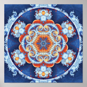 Mandalas van Vergiffenis en Poster van Versie 6