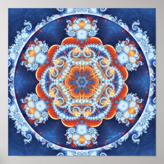 Mandalas van Vergiffenis en Poster van Versie 6 (Voorkant)