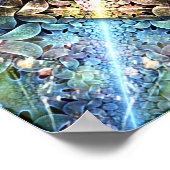 Mandalas vanaf het hart van compassie 1 Afdrukken Poster (Hoek)