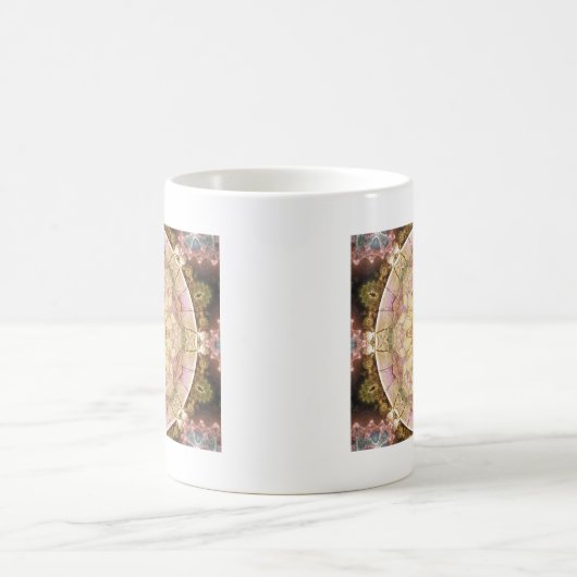 Mandalas vanaf het hart van wijziging 2, cadeauobj koffiemok (Center)