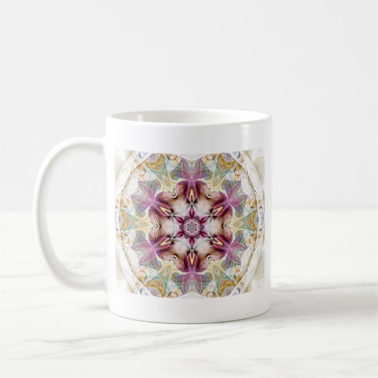 Mandalas vanaf het hart van wijziging 7, Cadeauobj Koffiemok (Links)