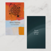 Mandalas Visitekaartje (Voorkant / Achterkant)