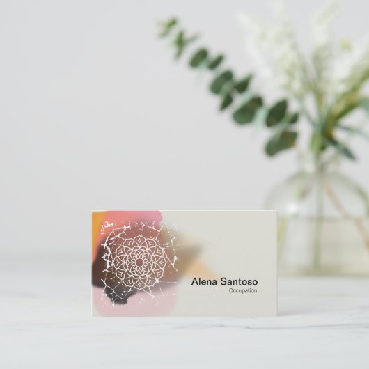 Mandalas Visitekaartje (Staand voorkant)