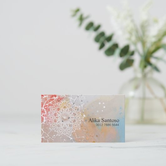 Mandalas Visitekaartje (Staand voorkant)