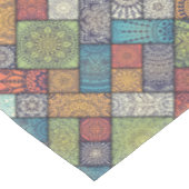 Mandalas visteert rechthoeken gedempt kleurenpatro tafelkleed (Gekanteld)