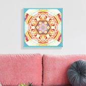 Mandala's voor Tijden van Overgang 4 Ingewikkeld C Canvas Afdruk (Insitu (Woonkamer))