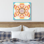 Mandala's voor Tijden van Overgang 4 Ingewikkeld C Canvas Afdruk (Insitu (Slaapkamer))