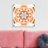 Mandala's voor Tijden van Overgang 4 Ingewikkeld C Canvas Afdruk (Insitu (Woonkamer))