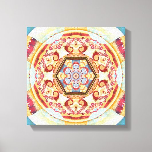 Mandala's voor Tijden van Overgang 4 Ingewikkeld C Canvas Afdruk (Voorkant)