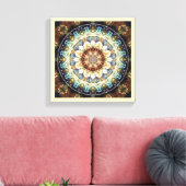 Mandala's voor Tijden van Overgang 9 Ingewikkeld C Canvas Afdruk (Insitu (Woonkamer))