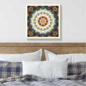 Mandala's voor Tijden van Overgang 9 Ingewikkeld C Canvas Afdruk (Insitu (Slaapkamer))