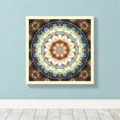 Mandala's voor Tijden van Overgang 9 Ingewikkeld C Canvas Afdruk (Insitu (Houten vloer))