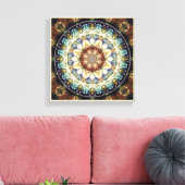 Mandala's voor Tijden van Overgang 9 Ingewikkeld C Canvas Afdruk (Insitu (Woonkamer))