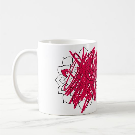 Mandala's zijn zo ontspannend... koffiemok (Links)