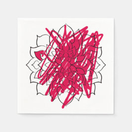 Mandala's zijn zo ontspannend... servet