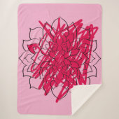 Mandala's zijn zo ontspannend... sherpa deken (Voorkant)