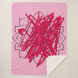 Mandala's zijn zo ontspannend... sherpa deken