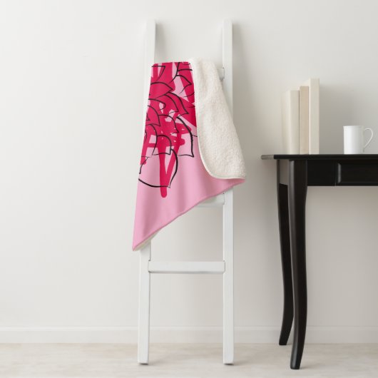 Mandala's zijn zo ontspannend... sherpa deken (In situ)