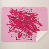 Mandala's zijn zo ontspannend... sherpa deken (Voorkant (horizontaal))