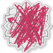 Mandala's zijn zo ontspannend... sticker (Voorkant)