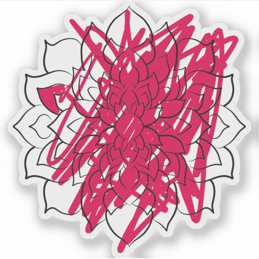 Mandala's zijn zo ontspannend... sticker (Voorkant)