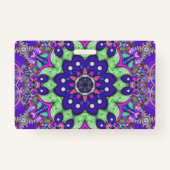 Mandalbloem Badge (Achterkant)