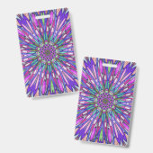 Mandalbloem Badge (Voor- en achterkant)