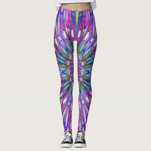 Mandalbloem Leggings (Voorkant)