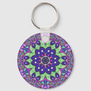 Mandalbloem Sleutelhanger