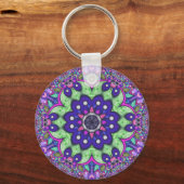 Mandalbloem Sleutelhanger (Voorkant)