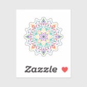 Mandalbloem Sticker (Vel)