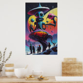 Mandalorn en Grogo Poster (Keuken)