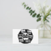 Mandan All Class Reunion Business Card Visitekaartje (Staand voorkant)