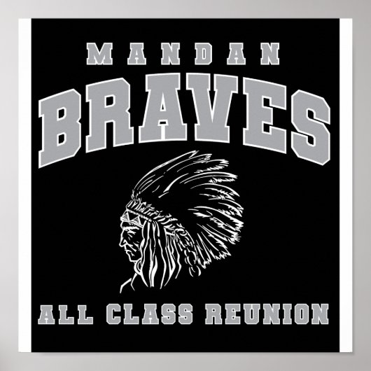 Mandan All Class Reunion Poster (Voorkant)