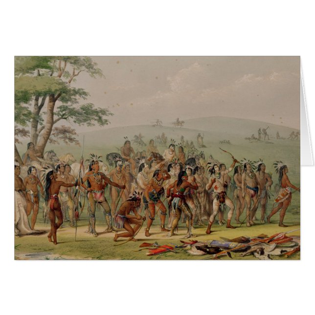 Mandan Archery Contest, c.1832 (Voorkant Horizontaal)
